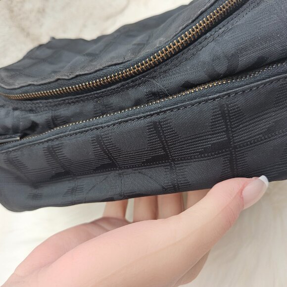 Chanel  Black Travel Line Pouch Bag - Picture 12 of 17